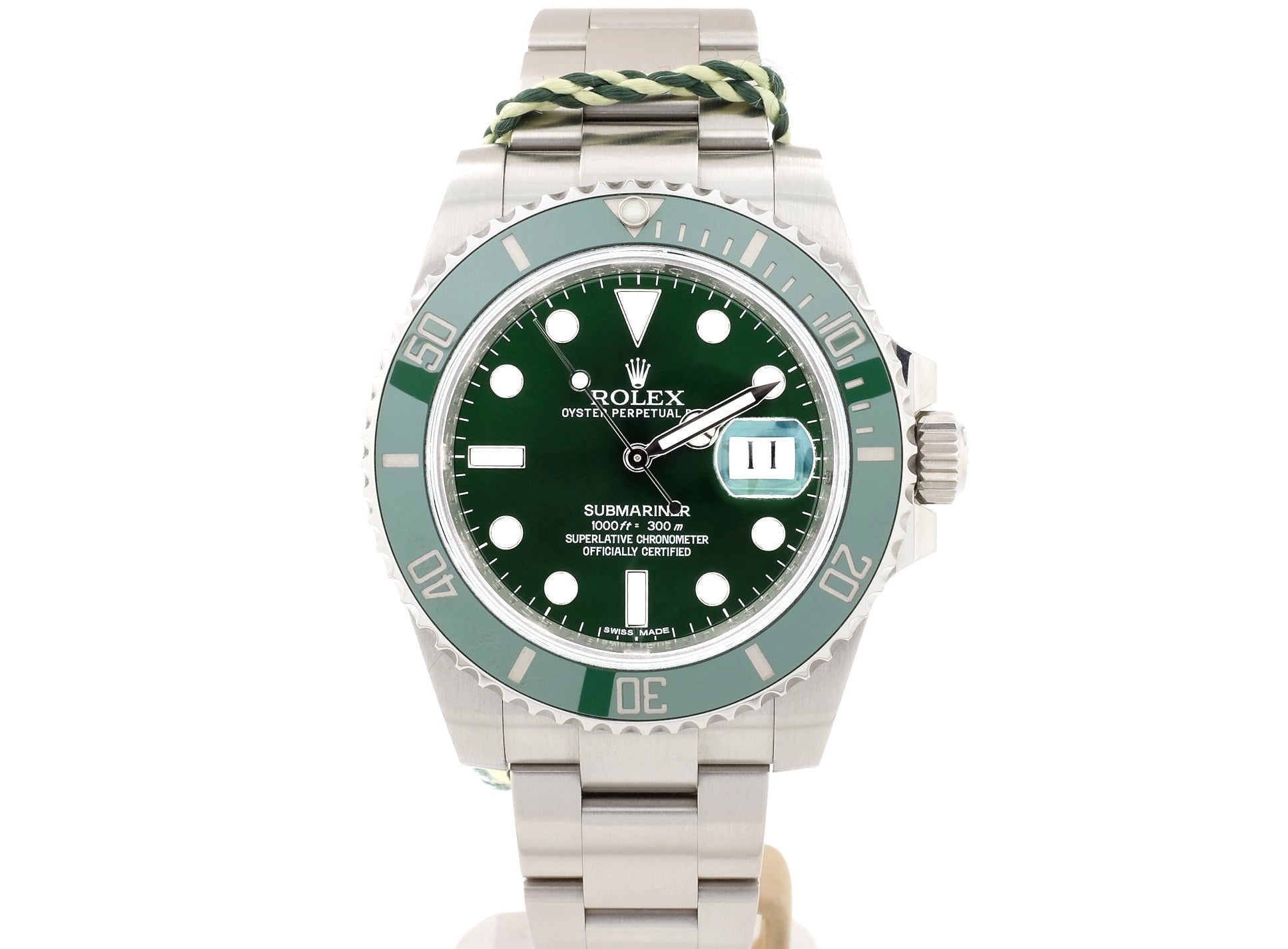 Rolex Kermit Submariner Green Bezel Watch