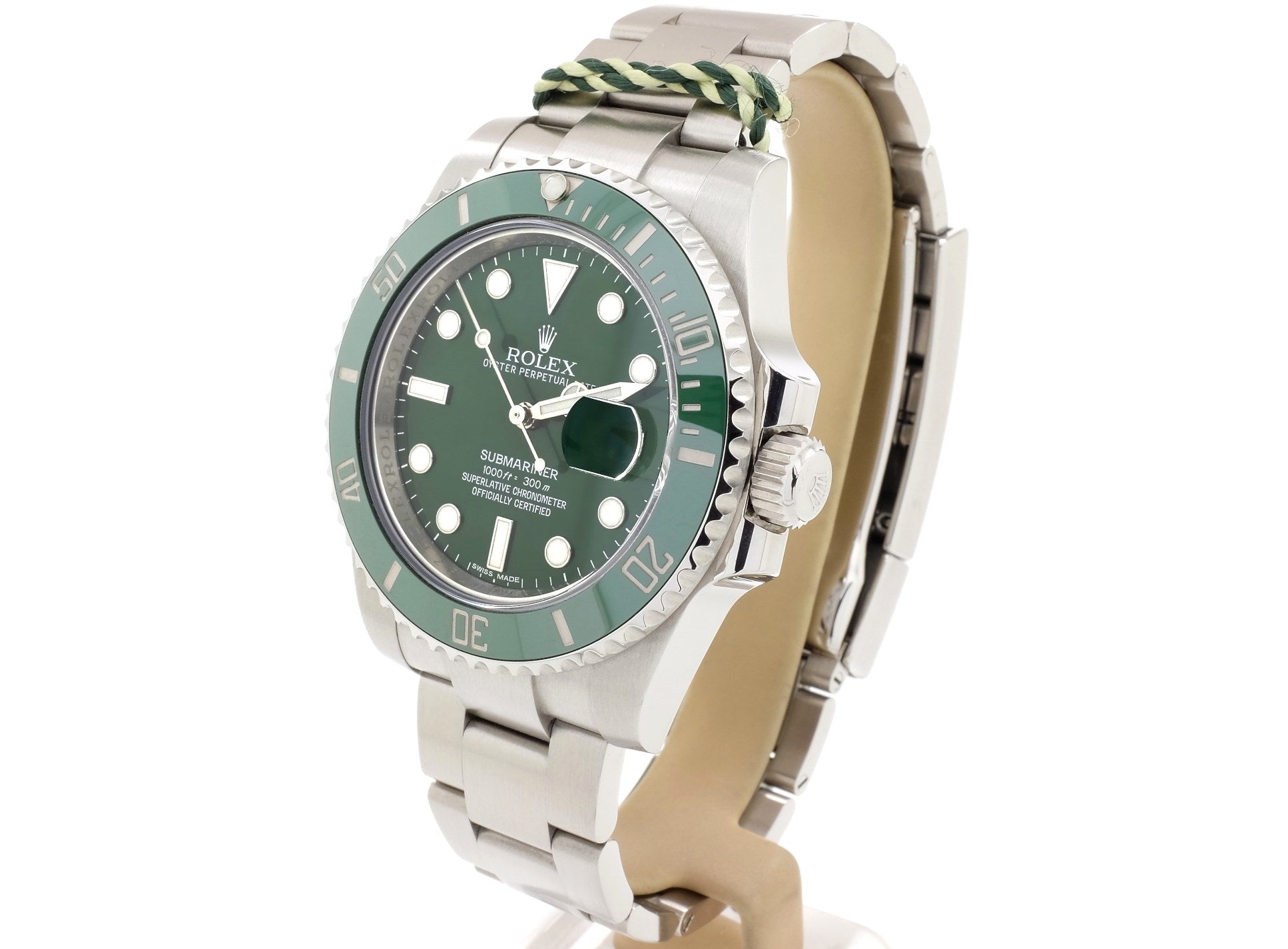 Rolex Submariner 116610LV Green Dial (Hulk) Stainless Steel Watch